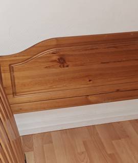 Meubles lit 2 personnes en pin