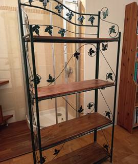 Meubles étagère métal et bois