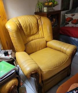 Meubles 2 fauteuils en cuir