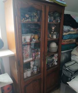 Meubles grand vaisselier en bois massif