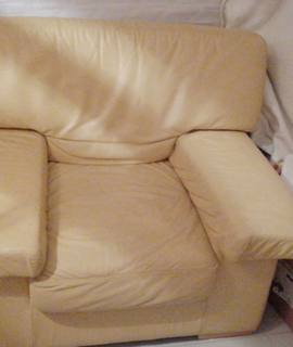 Meubles gros fauteuil en cuir