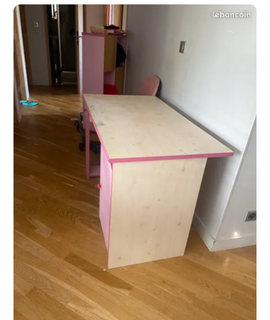 Meubles bureau rose