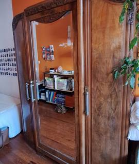 Meubles belle armoire avec miroir Art Déco