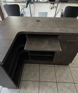 Meubles banque d’accueil avec rangement