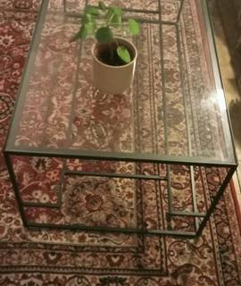 Meubles table basse en verre