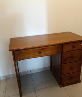 Meubles petit bureau en bois massif