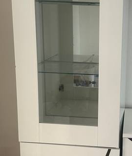 Meubles petite armoire avec vitrine