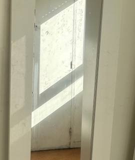 Meubles grand miroir blanc