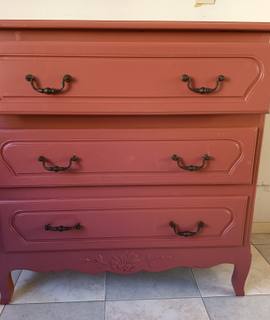 Meubles commode repeinte