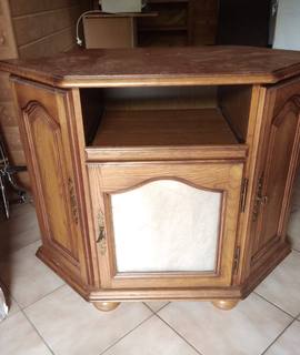 Meubles meuble d'angle chene