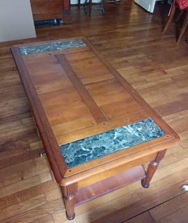 Meubles table basse en merisier