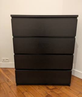 Meubles commode Malm 4 tiroirs