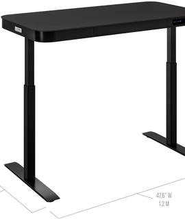 Meubles bureau électrique noir super état