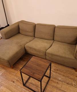 Meubles canapé + fauteuil + meuble radio