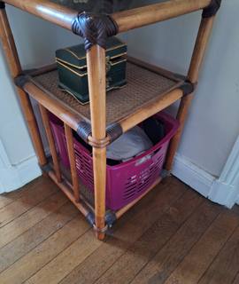 Meubles petite commode en rotin