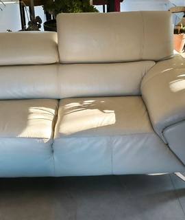 Meubles deux canapés cuir Crozatier