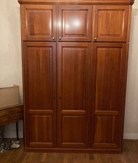 Meubles armoire lit en merisier