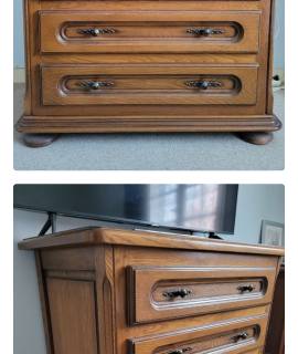 Meubles commode en chêne