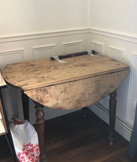 Meubles table ancienne rabattable gain de place