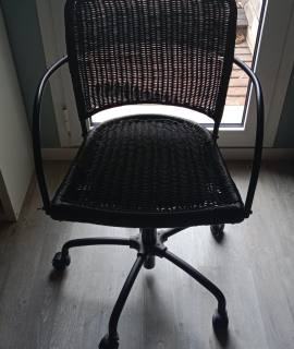 Meubles chaise de bureau en osier
