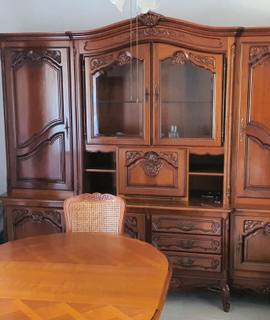 Meubles vaisselier, meuble télé en meurisier