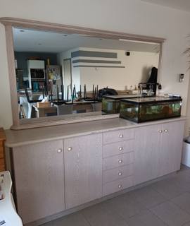 Meubles buffet + miroir