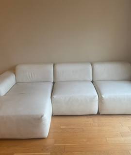 Meubles très beau canapé, cuir Vegan, 3/4 places