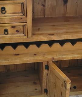 Meubles meuble bar en bois