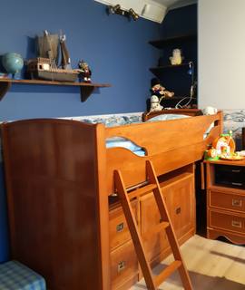 Meubles lit enfant Gautier en hauteur