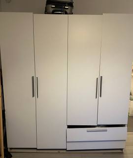 Meubles armoire 4 portes 2 tiroirs