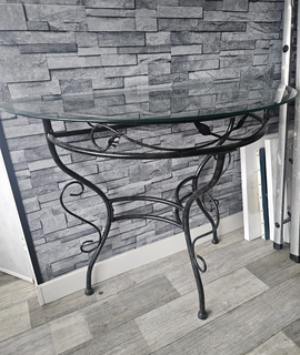 Meubles je donne une demi-lune en fer forgé