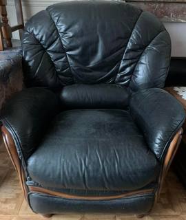 Meubles fauteuil en cuir