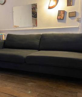 Meubles canapé lit avec grand coffre de rangement