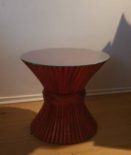 Meubles belle table basse avec plateau vitree