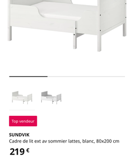 Meubles un lit IKEA enfant évolutif