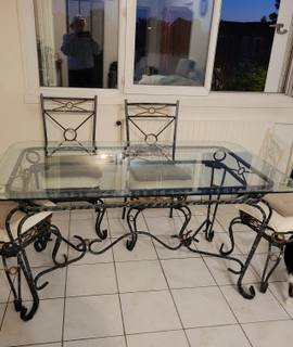 Meubles table en verre