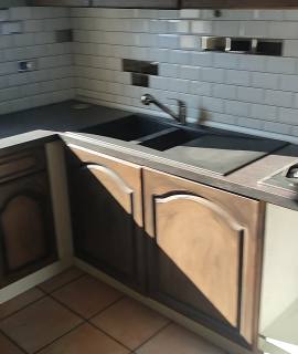 Meubles plaque de cuisson+meubles+plan de travail