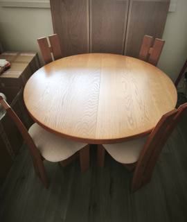 Meubles table ronde en bois