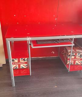 Mobilier bureau en verre