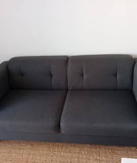 Mobilier canapé neuf gris anthracite