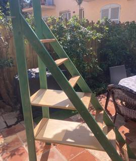 Mobilier échelle pour mezzanine