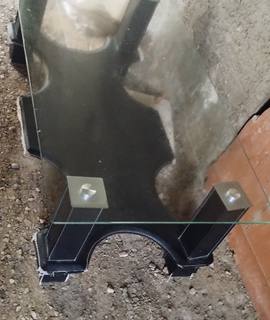 Mobilier table basse en verre