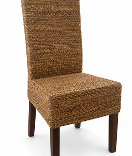 Mobilier 4 chaises salle à manger rotin tressé