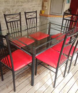 Mobilier table et 6 chaises