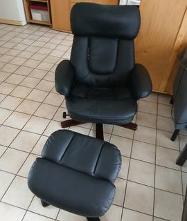 Mobilier fauteuil salon  relax et repose pieds