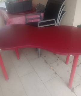 Mobilier 2 tables haricots et 8 pieds
