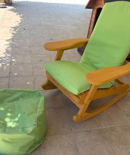 Mobilier fauteuil bascule