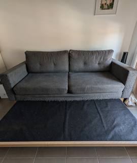 Mobilier canapé 3 places convertible en lit 2 places