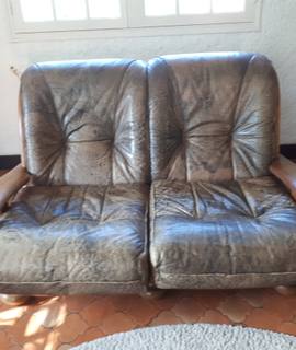Mobilier canapé et 3 fauteuils