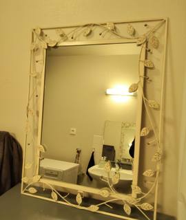 Mobilier miroir en metal